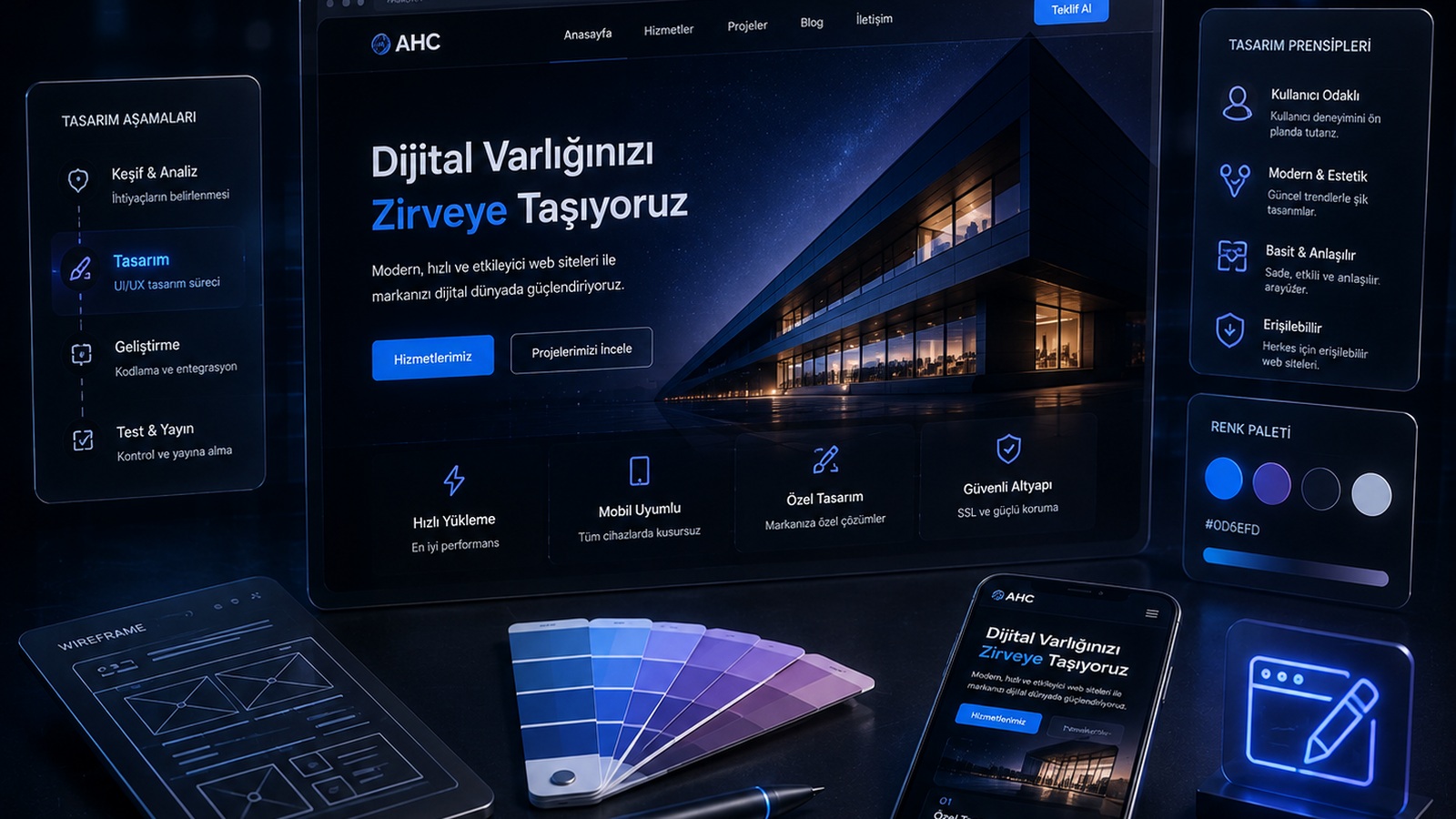 Web Sitesi Tasarımı profesyonel hizmet görseli